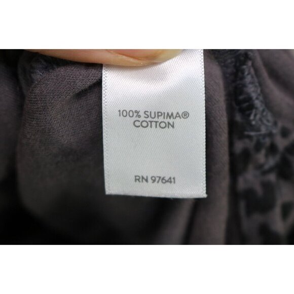 J.Jill 3/4 Sleeve V Neck Supima Tunic-Size Small-Animal Print - Picture 6 of 10